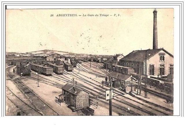 95.Argenteuil.la Gare Du Triage.