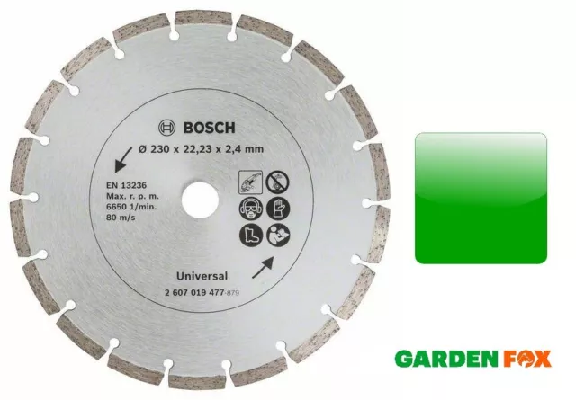 BOSCH 230mm DIAMOND BLADE Universal 2607019477 3165140415958 ZTA