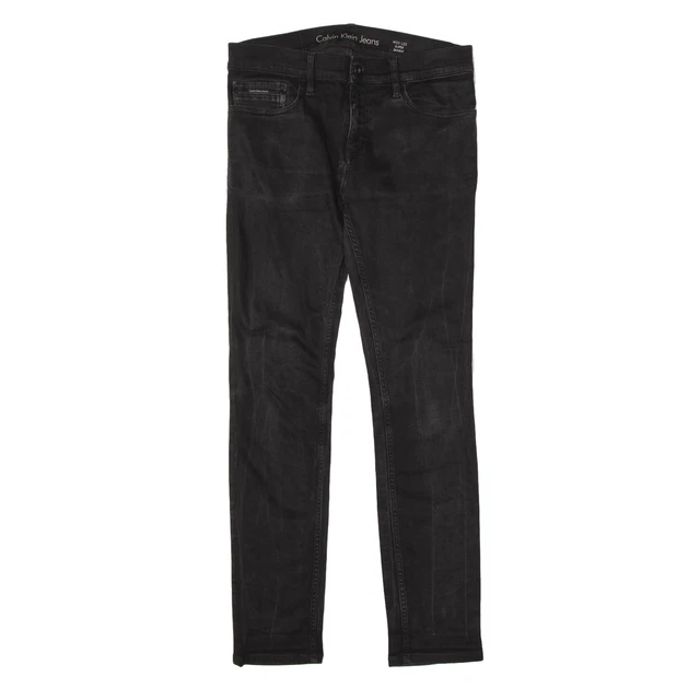 Jeans Calvin Klein neri denim slim skinny donna W32 L32
