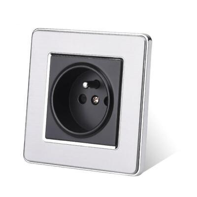 Power Outlet 16A Panel Electrical Plug AC 110-250V French Standard Wall Socket