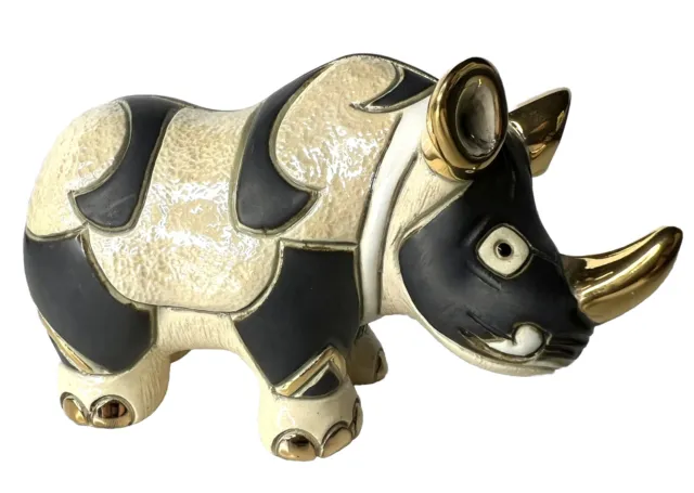 RINCONADA Artesania RHINO #749 Silver Anniversary Platinum & 18K Gold NIB MINT