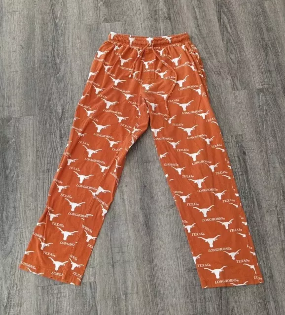 Texas Longhorns Pajama Pants Mens Adult Small Burnt Orange College NCAA