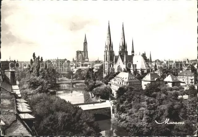 12084074 Strasbourg Alsace Eglise St Paul et la Cathedrale Strasbourg