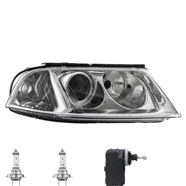 Headlight Right for VW Passat B5 Type 3BG 00-05 Incl. Motor Engine