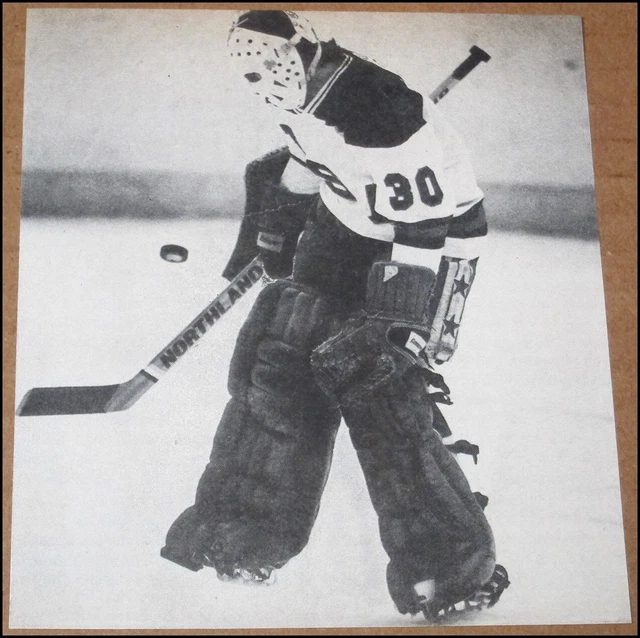 1979 JIM CRAIG USA Olympic Hockey Team Goalie Photo Clipping 1980