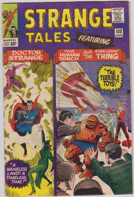 Strange Tales # 133  Fn+  1St Nazaka/Shazana, Puppet Master  June  1965