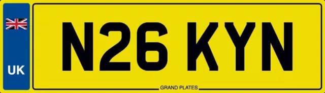 Nicky N Number Plate N26 Kyn Private Registration - Nick Nicholas Nicola Nikki