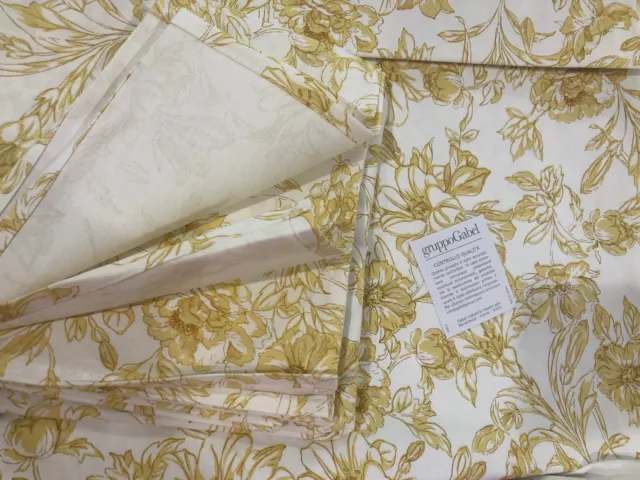 Mantel Vallesusa Italia Nuevo con etiquetas 1 pieza (8) servilletas 100 % algodón impreso