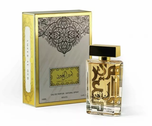 AMEER AL OUD Golden 💥🥇 Almas Perfumes EDP 100mL 3.4FL.OZ Oriental ORIGINAL