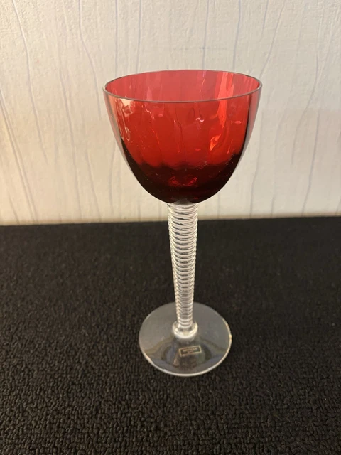 Verre à Vin Rouge Saint Louis Modèle Caton - Cristal Français, Très Bon état (prix Pièce)