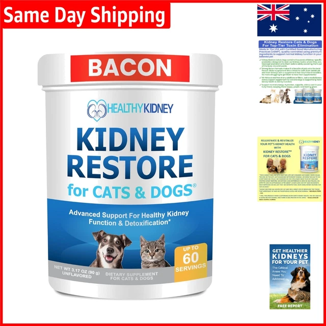 HOLISTIC CAT & Dog Kidney Health Supplement with Niacinamide & Vitamin ...