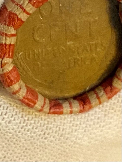 SEALED BANK Wheat Penny Roll capped with 1909 VDB Wheat Cent & Indian Head Cent!