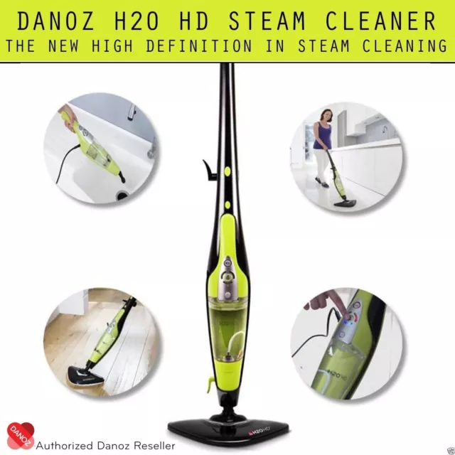 GENUINE DANOZ✓ - H2O HD Steam Mop Cleaner HD CLEANING✓ - 12 MONTH WARRANTY ✓