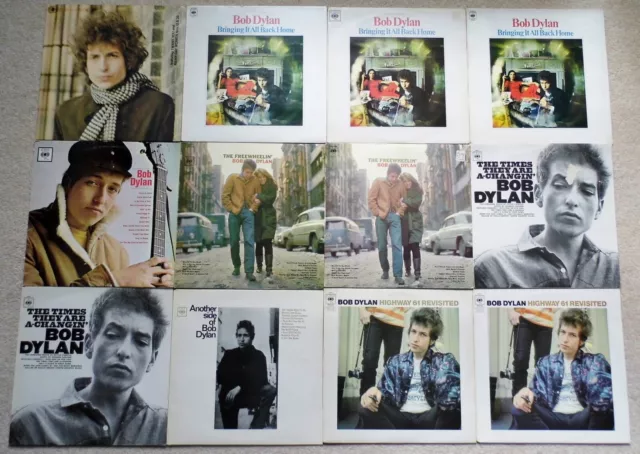 Collection Of 50 Bob Dylan Records / LP's / Vinyl & 7" Discs - Job Lot