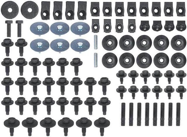 1968-69 Mopar B-Body Fender Hardware Mounting Set - 76 Piece Set
