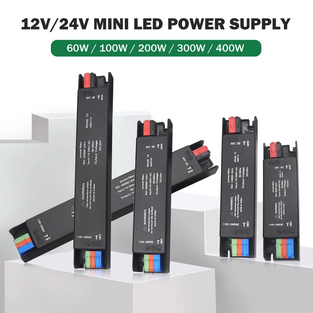 REYLAX LED Trafo 24V Wasserdicht 300W 12,5A LED Treiber Gleichstrom