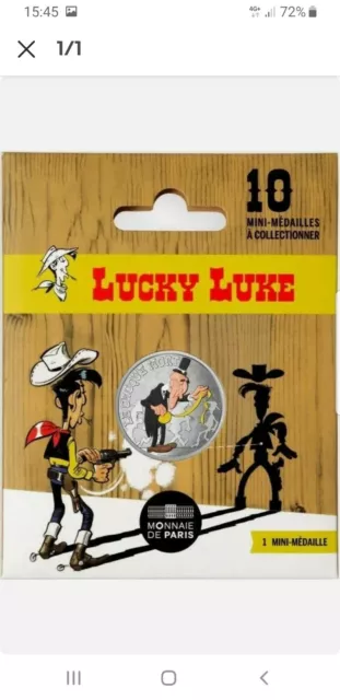 Médailles 75 ans de Lucky Luke 2021 "Le Croque Mort".