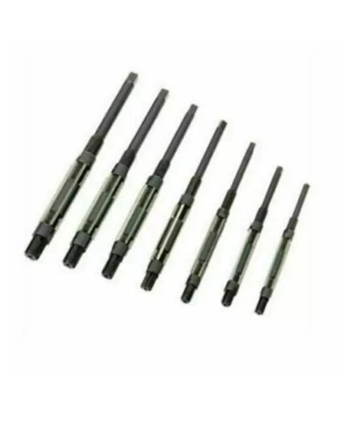 7 PCs SET OF ADJUSTABLE HAND REAMER SIZE HV To H3, 8/A to 2/A, 1/4" - 15/32"