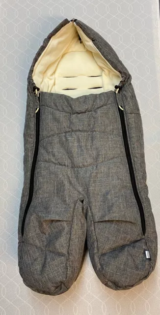 Stokke footmuff beige melange top