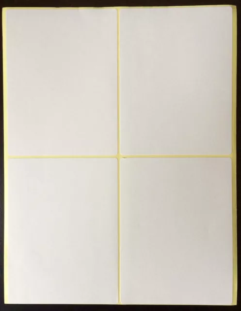 76 x 100 mm Sticky Self Adhesive Sticker White Plain Blank Address Label ADL231