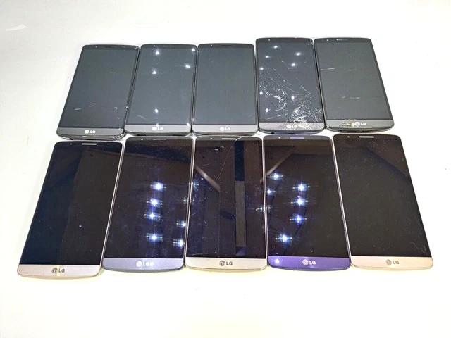 8x LG G3 Phones For Parts