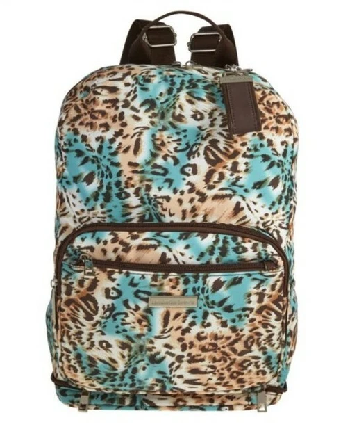 Samantha Brown To-Go Convertible Crossbody Backpack with RFID-Safari Ocean-NWT 2