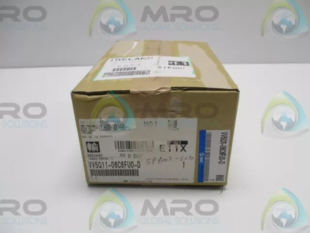 Smc Vv5Q11-06C6Fu0-D Manifold Assembly * Factory Sealed *