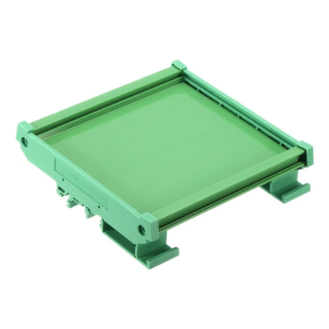 Support De Montage Pour Circuit Imprimé (PCB) Sur Rail DIN - Dimensions 90x190 Mm - Couleur Vert - Marque Uxcell - Neuf