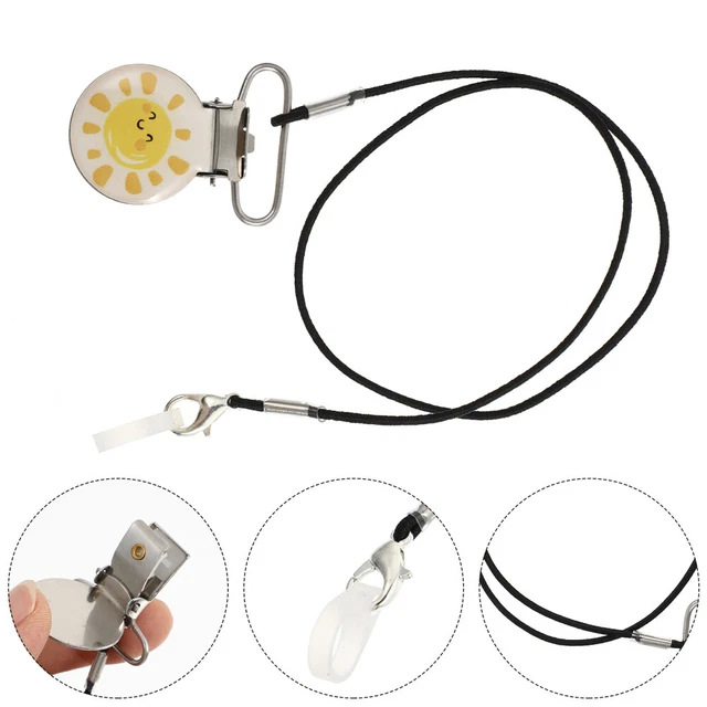 Corda antiperdita per apparecchi acustici acciaio inox ecc. supporto bambino amplificatore acustico