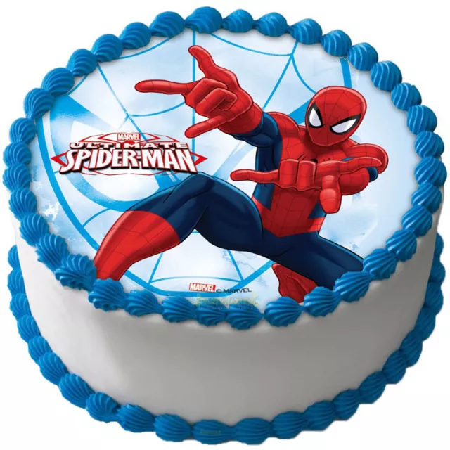 Marvel Spiderman Tortenbild Aufleger Deko Geburtstag Party neu Avengers essbar