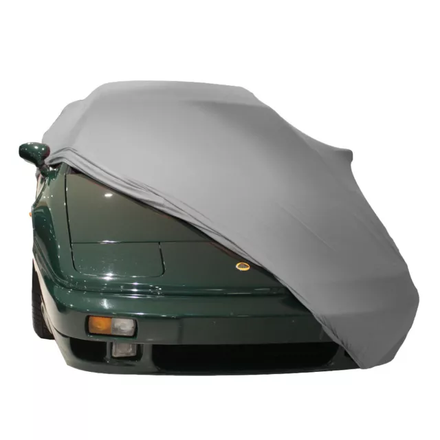 Autoabdeckung passend für Lotus Esprit SE (X180) für Innen Silbergrau NEU
