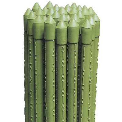 25PZ TUTORE CANNA IN PLASTICA/PVC PER PIANTE ORTAGGI PALETTO VIGNA DIAMETRO 27X210H 
