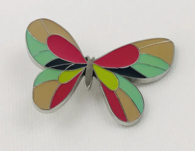 Vintage 90's Y2K GAP Butterfly Hat Lapel Pin Brooch Colorful