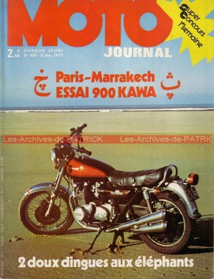 MOTO JOURNAL  101 JUPITER 350 IJ KAWASAKI Z900 Z1 Barry SHEENE MONARK Salon 1973 