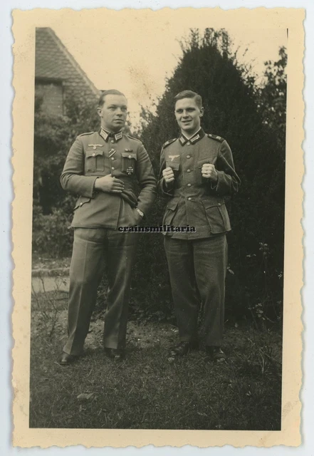 Orig. Foto Portrait Offizier Sohn General Rudolf VON BÜNAU mit Sohn - R^K Orden