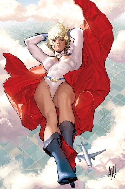 Powergirl poster DC Comics 24 X 36 Adam Hughes 2007 NIP