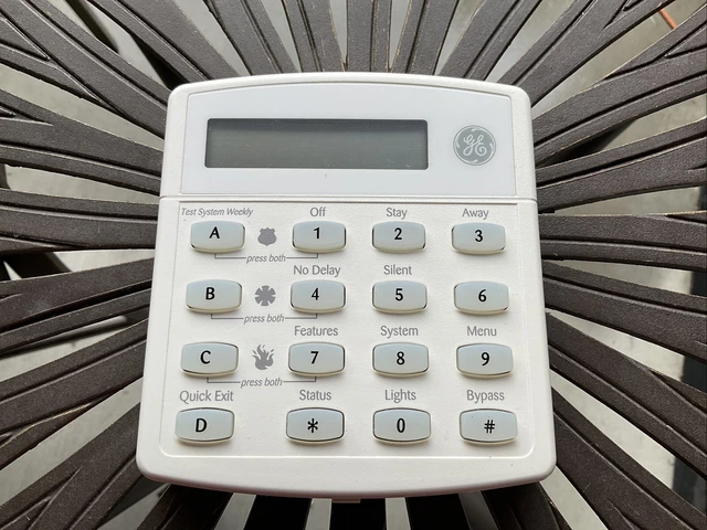Teclado GE / Interlogix 60-746-01 - blanco
