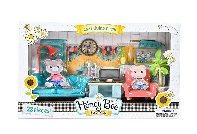 HONEY BEE Acres Set of 7 CHARACTERS Family FRIENDS Sets TOYS NEVER
