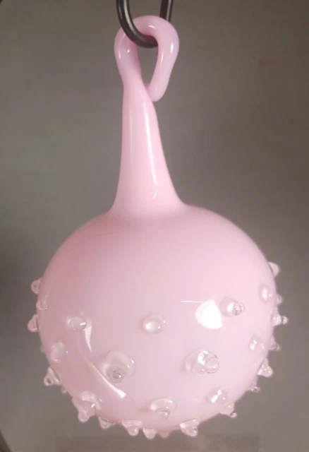 Hand Blown Glass Ornament Ball . Self Representing Artist (SRA) 2