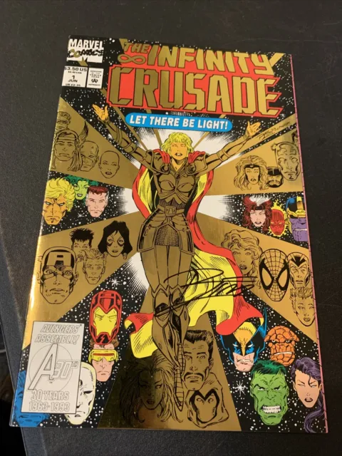Infinity Crusade #1 Signed Marvel Comics