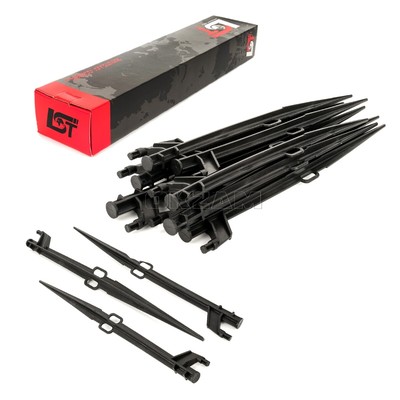 Dripline Paquet De 25 Marron ASTA Arrosage Tuyau Piquet pour 16mm & 20mm Tuyau 