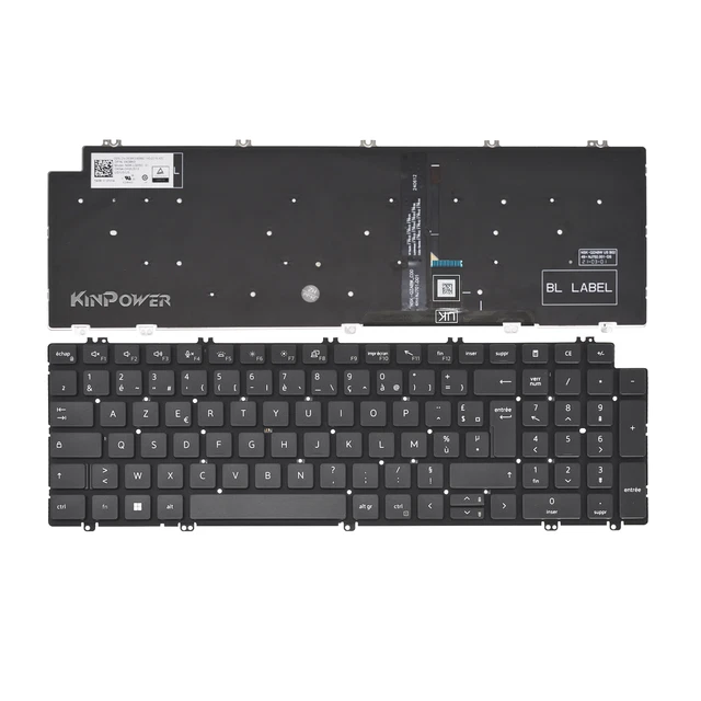 Clavier AZERTY Français Original Pour Dell Latitude 3440 (2013) - Neuf, Clavier Complet