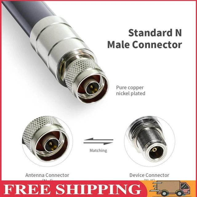 5dBi 858-878MHz for Helium Hotspot Miner Antenna+Magnet Base (55cm Gray)