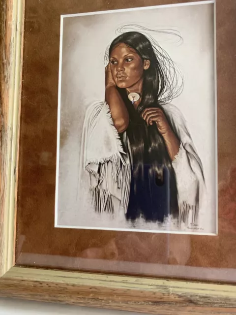 Penni Anne Cross Native American Woman Art Print