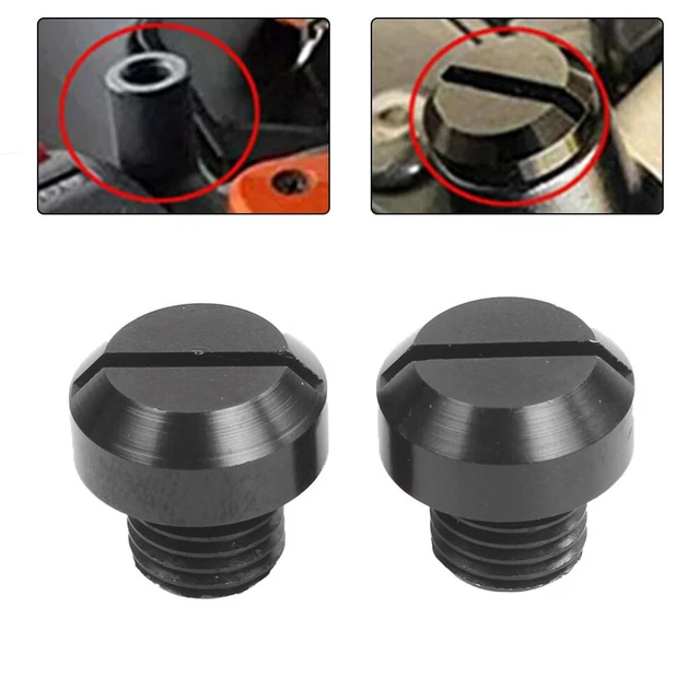 2pc/Set Mirror Hole Blanking Plugs For All General Motorcycles High Quality