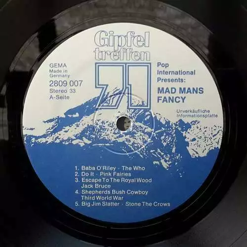 Various - Pop International Presents: Ma LP Comp Promo Vinyl Scha 3