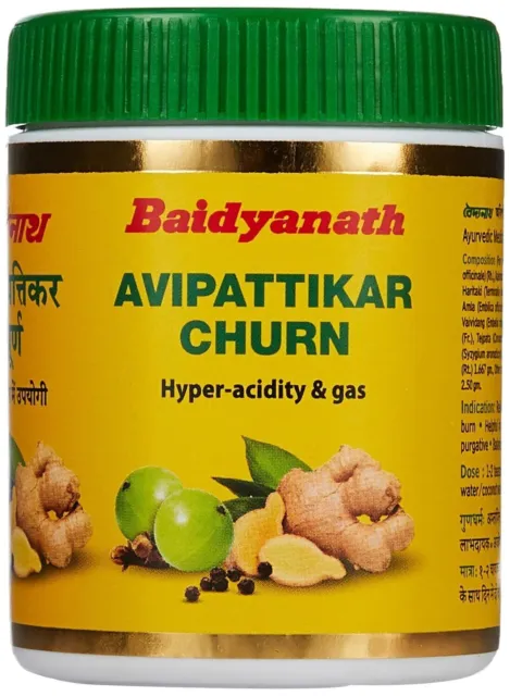 Baidyanath Avipattikar Churna For Hyperacidity and Digestion 120 g Free Shipping