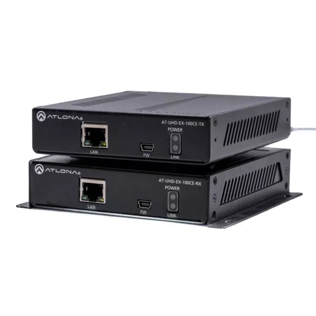 Atlona At-uhd-ex-100ce-tx / Rx 4K HDMI Sur Hdbaset Transmetteur Récepteur Set