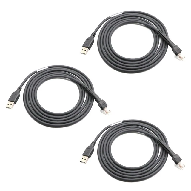 Cavo dati scanner 3x LS2208 LS4208 DS9208 scanner codici a barre porta USB 7570
