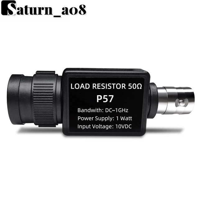 P57 50Ohm Feed Through Terminator BNC Female Seat 50KY Device Q9 Adapter
